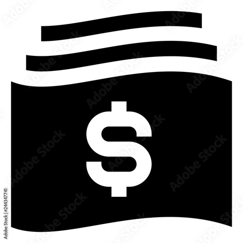 Stack Of Money Vector Icon