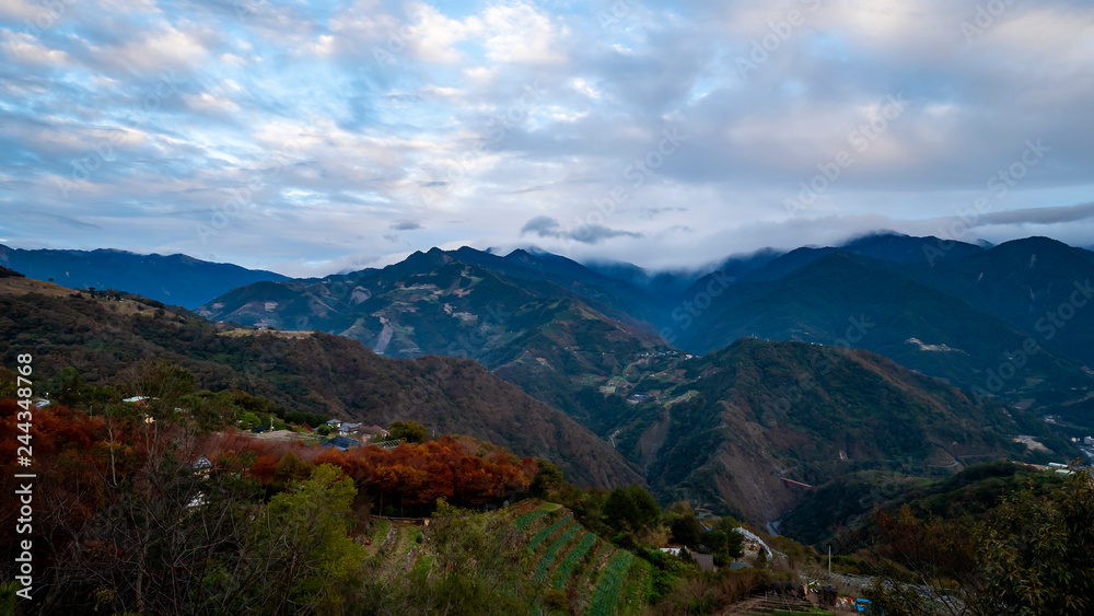 Nature landscape background of mountain view from Taiwan 4