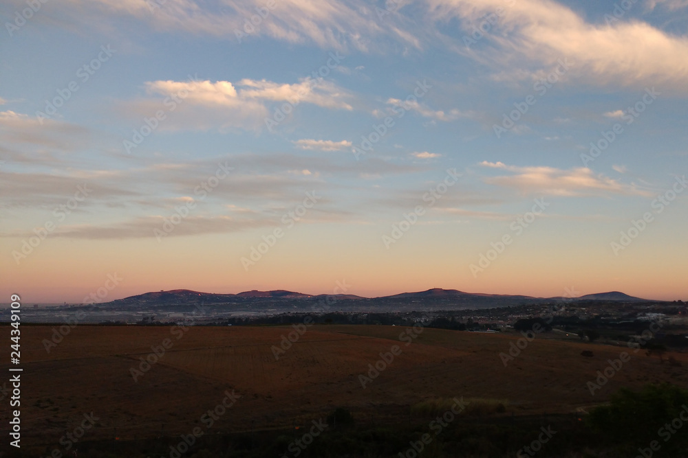 South African sunset