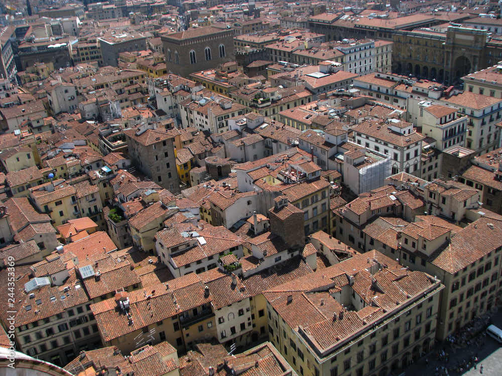 Florencia a vista de pajaro