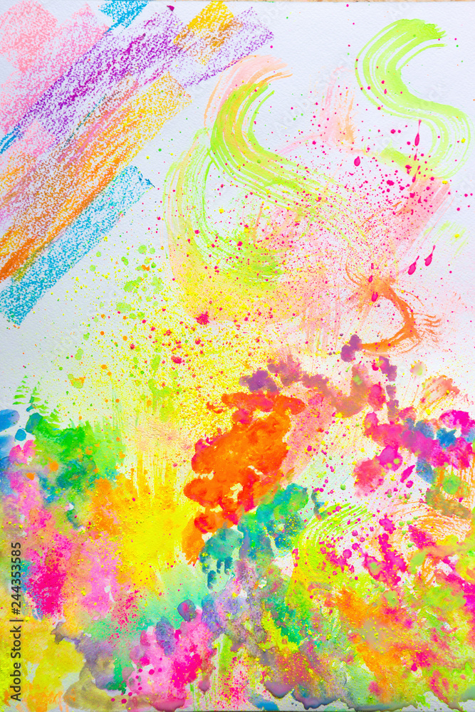 Fine colorful creative abstract art.
