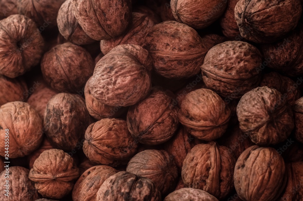 Ripe Walnuts Fruits Ripe Walnuts Fruits