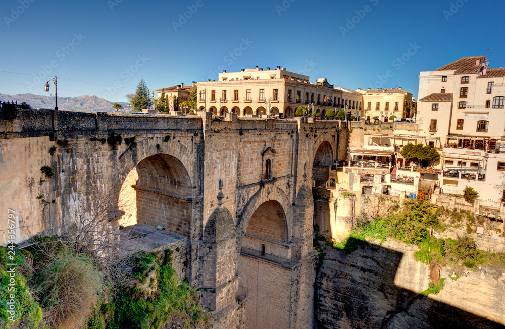 Picturesque city of Ronda, Andalusia, Spain