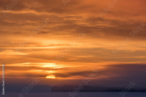 Winter sunrise over the Angara © tilpich