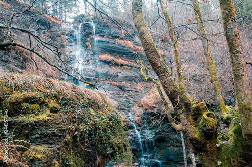 waterfall of Uguna, Gorbea, Basque Country photo