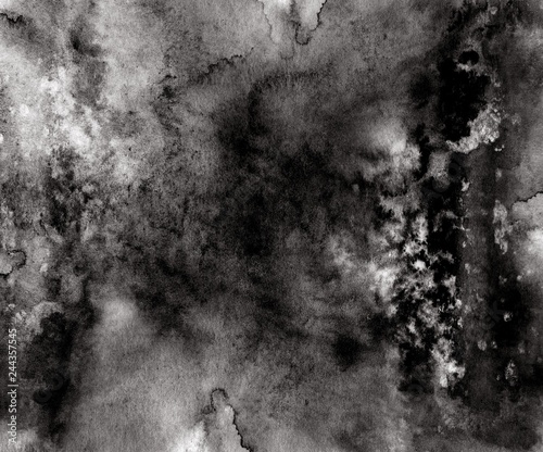 Grunge watery effect abstract watercolor or ink of liquid splatter of paint.