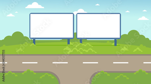 Billboard on the road