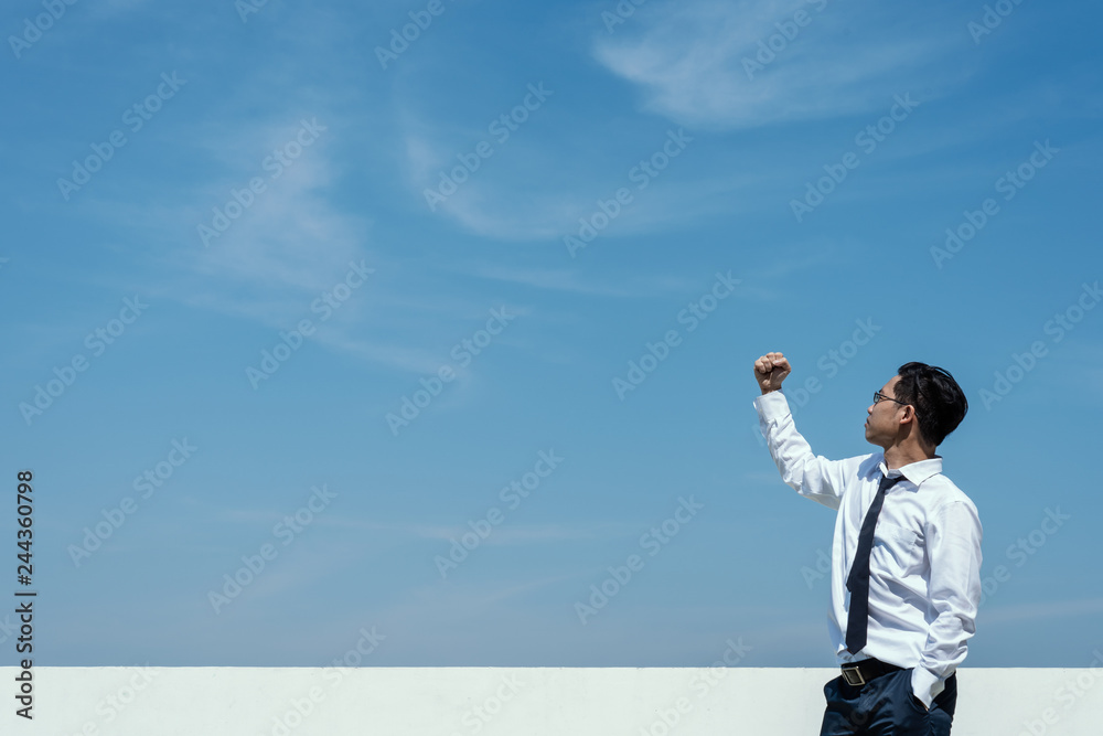 Successful concept. Businessman expressing to celebrate his success. Successful concept. Businessman expressing to celebrate his success.