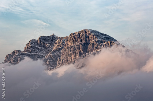 Resegone di Lecco al tramonto, Lombardia, Italia photo