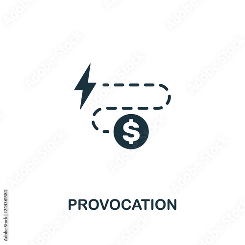Provocation icon. Premium style design from corruption icon collection. Pixel perfect Provocation icon for web design, apps, software, print usage