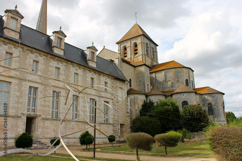 Saint-Savin, France. The Abbey of Saint-Savin-sur-Gartempe, a Roman Catholic church in Poitou, World Heritage Site since 1983 Saint-Savin, France. The Abbey of Saint-Savin-sur-Gartempe, a Roman Catholic church in Poitou, World Heritage Site since 1983
