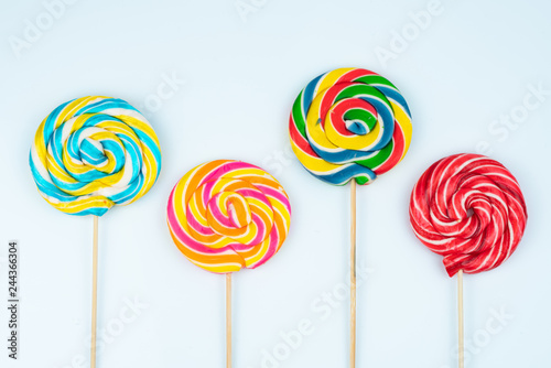 colored lollipop 