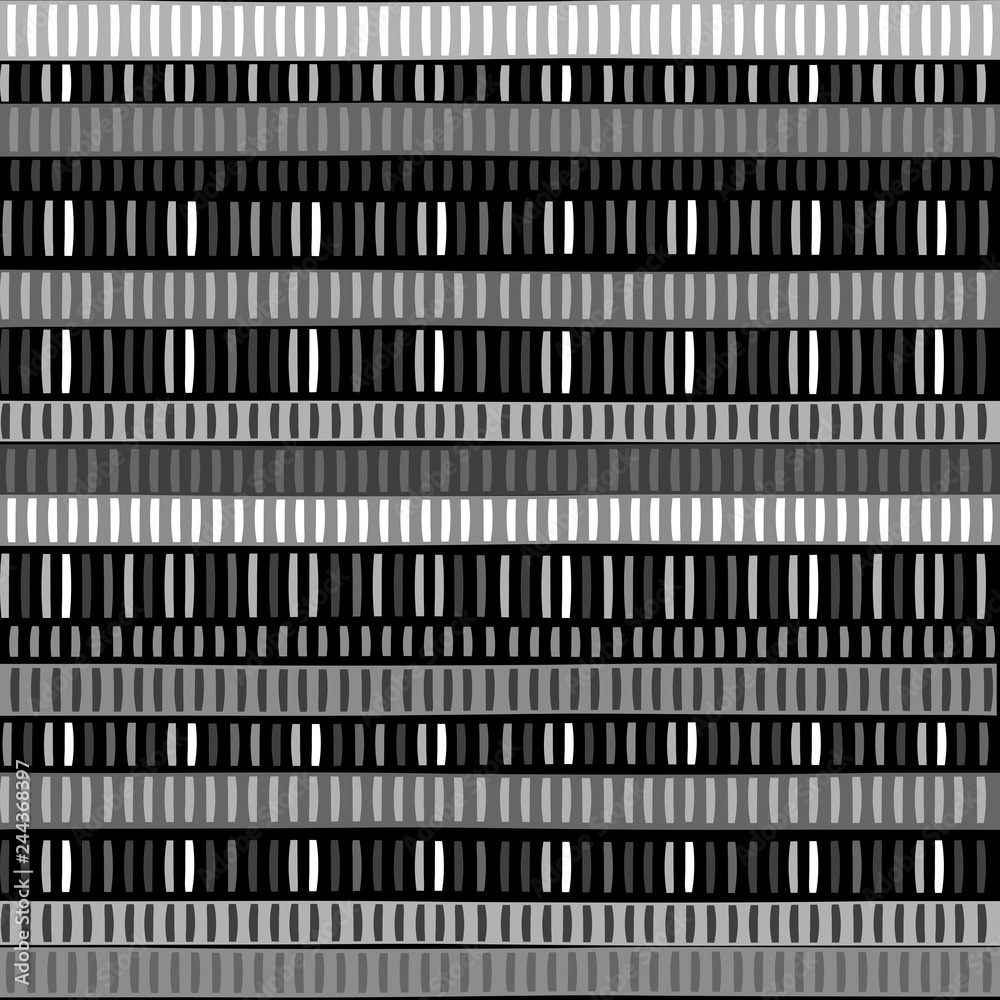 Black and white striped background with horizontal rows Black and white striped background with horizontal rows