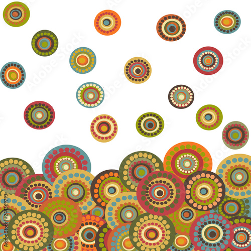 Ornamental floral pattern for printing on paper, wallpaper, covers, textiles