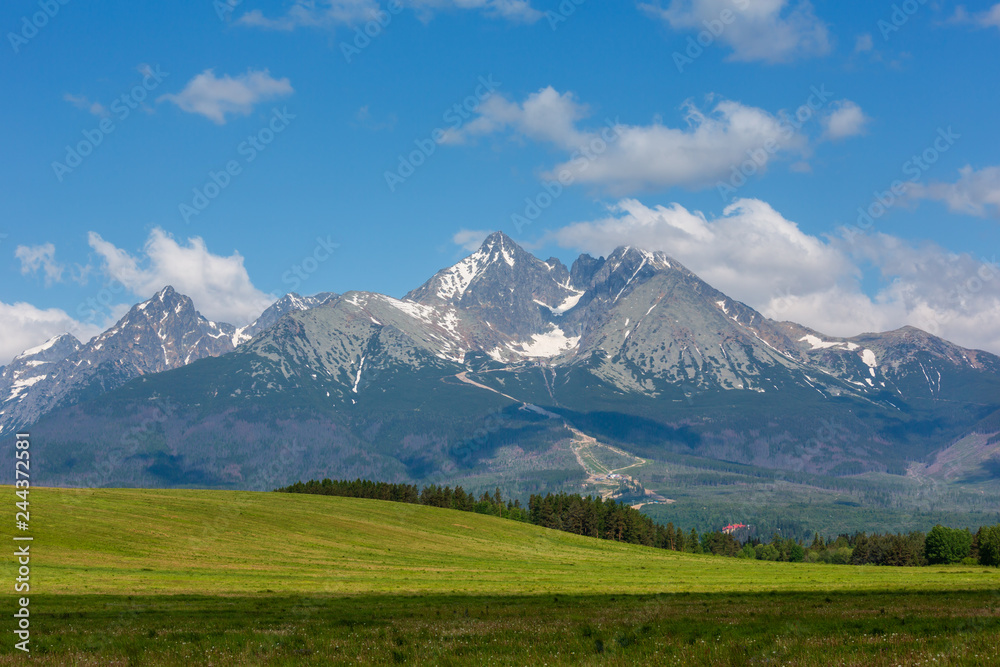 High Tatras (Slovakia) spring view. High Tatras (Slovakia) spring view.