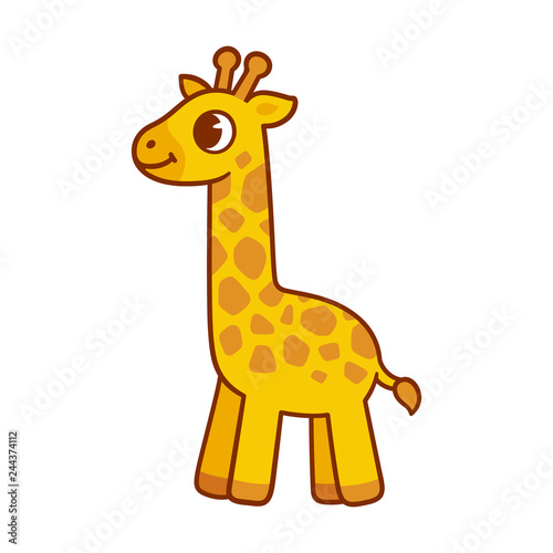 Cute cartoon giraffe