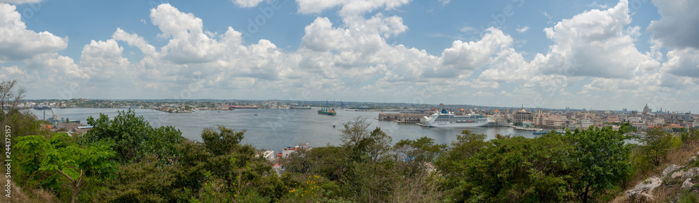 Panorama Havanna Hafen in Kuba