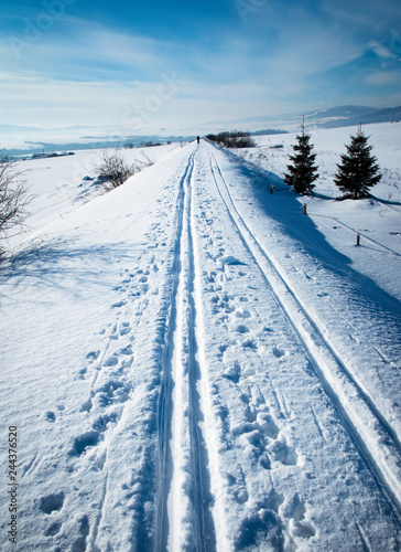 long crosscountry trail to the horizon © Jozef Jankola