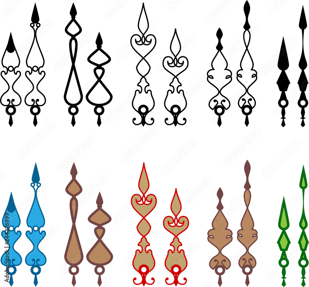 Fototapeta premium Clock Hands (Arms) Design