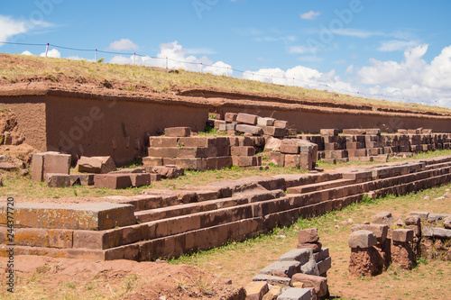 Tiwanaku (Tiahuanaco), Pre-Columbian archaeological site, Bolivia