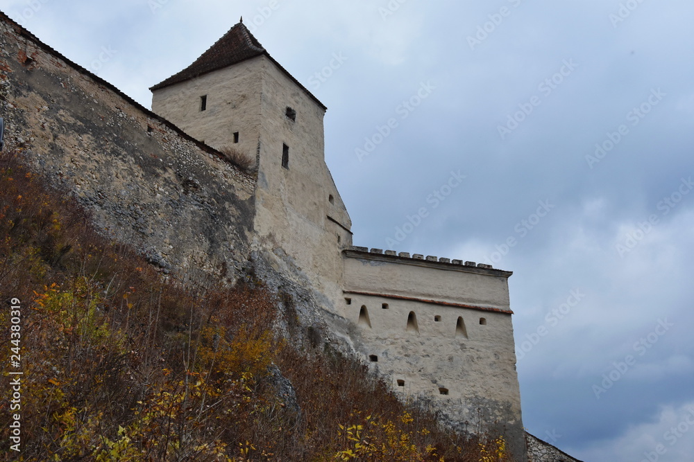 Medieval fortress in Rasnov, Transylvania near Brasov ,2015