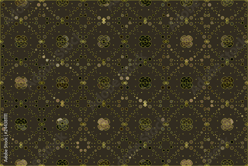 dark background with golden ornament for frontend books of wallpaper and fabrics