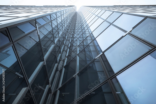 tour immeuble banque business construction architecture vitre verrière travailler bureau reflet perspective