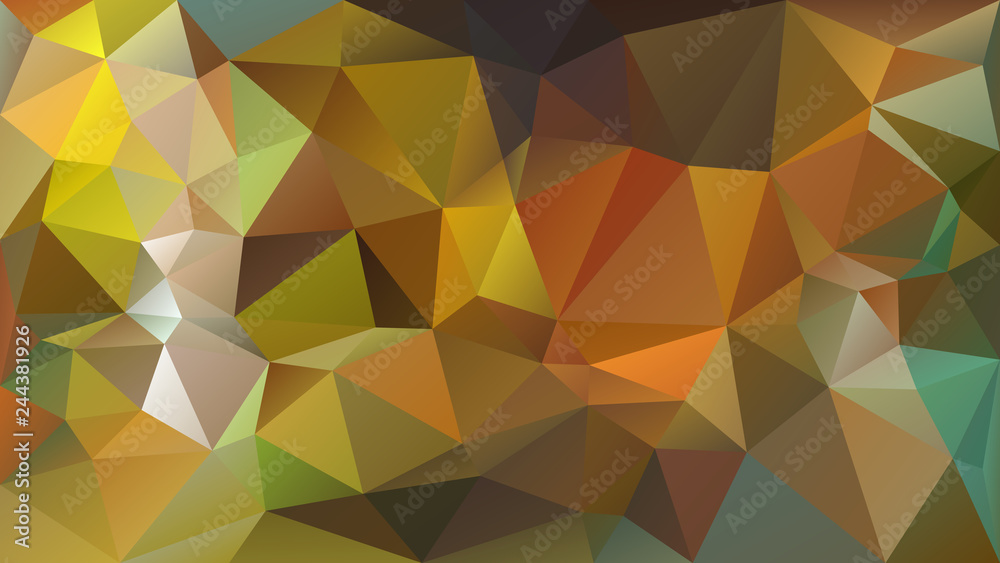 vector abstract irregular polygon background - triangle low poly pattern - military masking camouflage color - khaki, brown, orange, green vector abstract irregular polygon background - triangle low poly pattern - military masking camouflage color - khaki, brown, orange, green