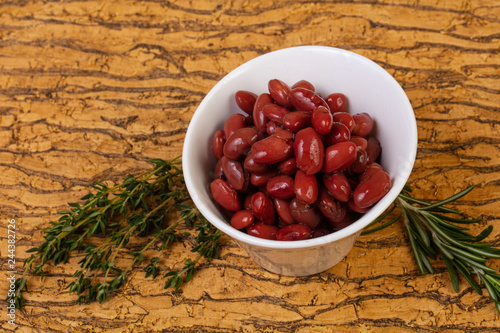 Baked red kidney