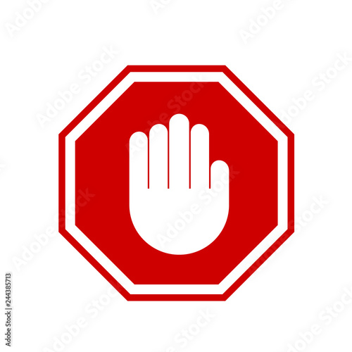 the stop sign is prohibited