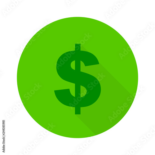 Vector Flat dollar icon