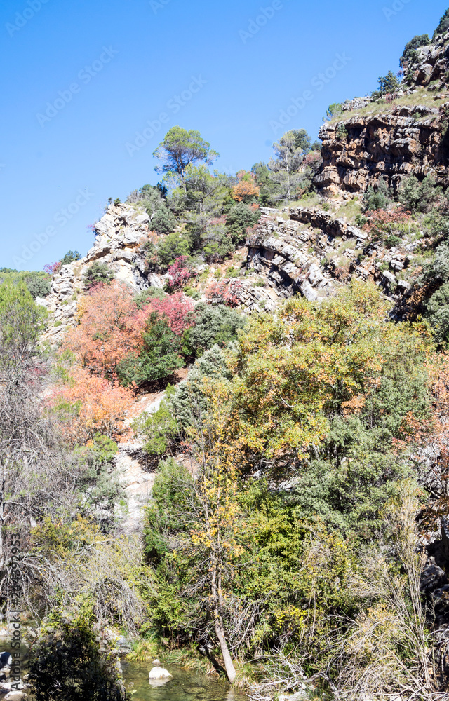 Mountains of the Sierra de Cazorla in the Spanish province of Jaen on a sunny day. Mountains of the Sierra de Cazorla in the Spanish province of Jaen on a sunny day.