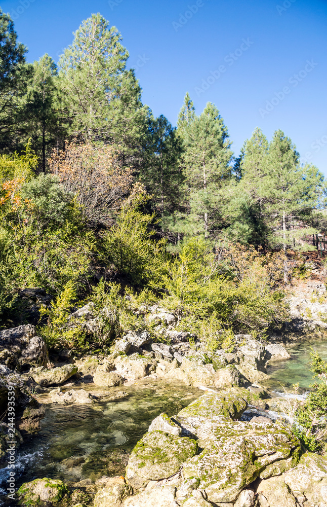 Mountains of the Sierra de Cazorla in the Spanish province of Jaen on a sunny day. Mountains of the Sierra de Cazorla in the Spanish province of Jaen on a sunny day.