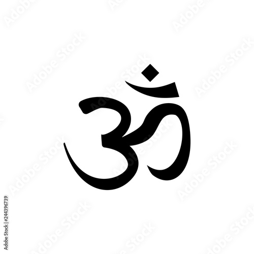 religion symbol, om icon. Element of religion symbol illustration. Signs and symbols icon can be used for web, logo, mobile app, UI, UX