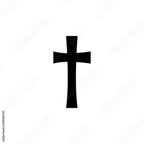 religion symbol, cross icon. Element of religion symbol illustration. Signs and symbols icon can be used for web, logo, mobile app, UI, UX