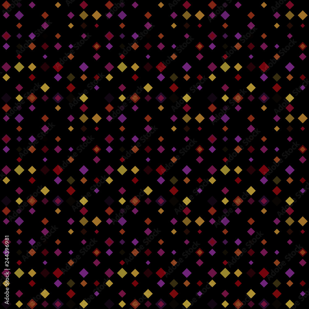 Obraz premium Abstract seamless pattern background with multicolored various rhombuses.