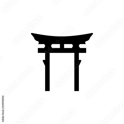 religion symbol, Shinto icon. Element of religion symbol illustration. Signs and symbols icon can be used for web, logo, mobile app, UI, UX