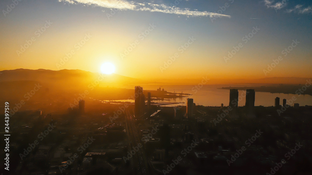 Aerial view of Izmir. Izmir is the third largest city in Turkey with a population of around 4 million, the second biggest port after Istanbul, and a very good transport hub. Aerial view of Izmir. Izmir is the third largest city in Turkey with a population of around 4 million, the second biggest port after Istanbul, and a very good transport hub.