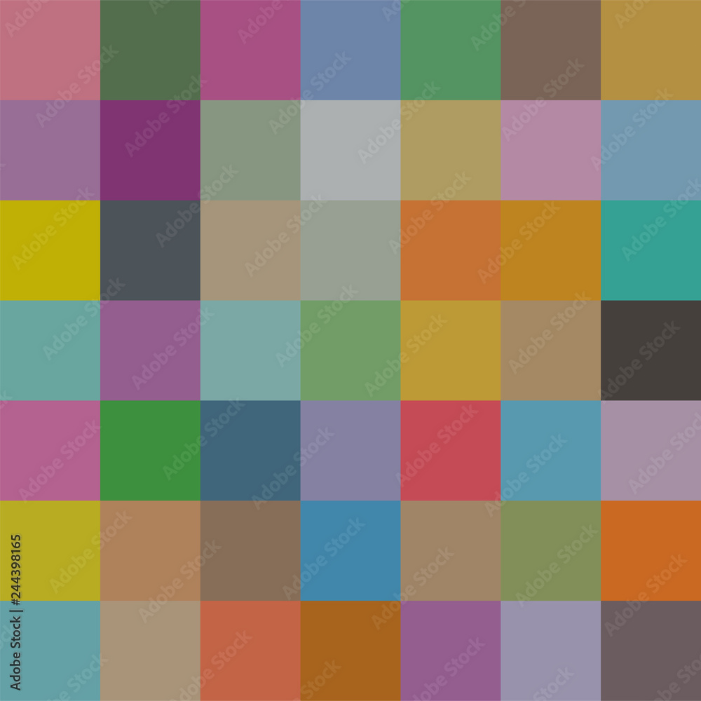 Pantone farbene ineinander übergehende Quadrate