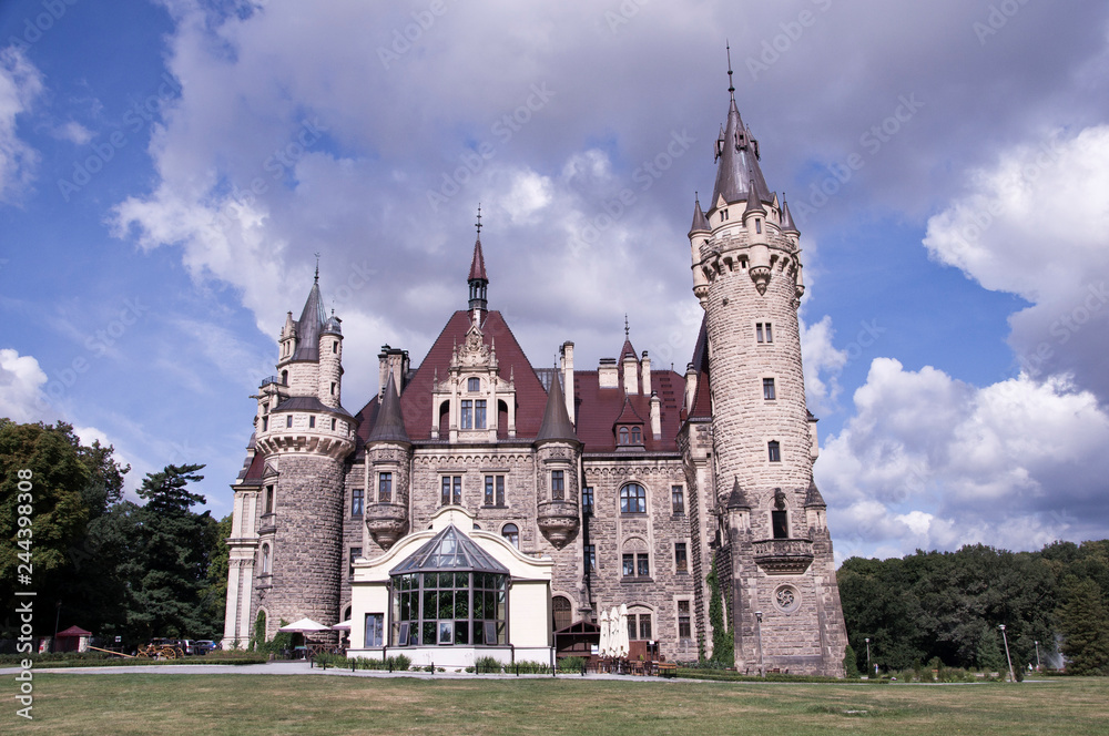 Fototapeta premium Polskie zamki-Moszna