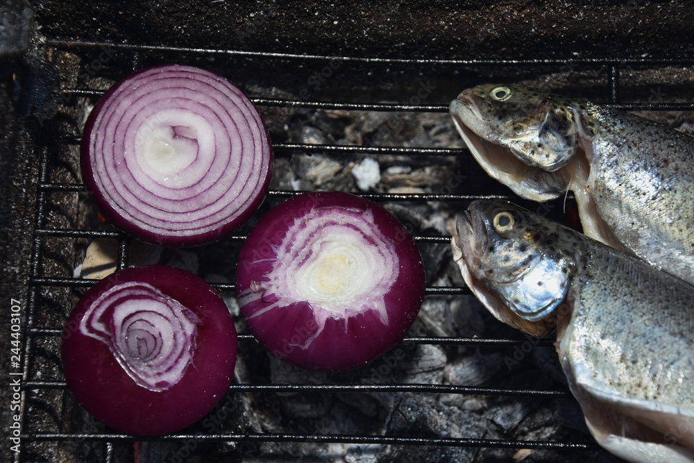 red onion fried red onion fried