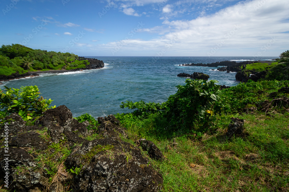Road to Hana landscape in Maui, Hawaii Road to Hana landscape in Maui, Hawaii