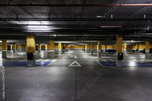 Indoor parking cars © celiafoto
