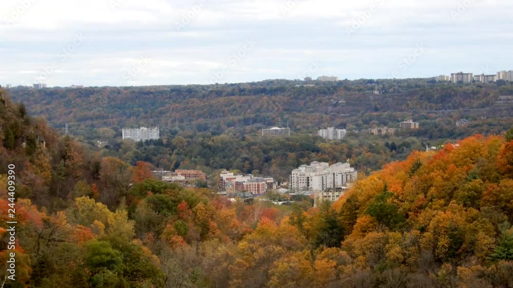 Timelapse Of Autumn Forest With City In Center Hd Timelapse Of Autumn Forest With City In Center Hd