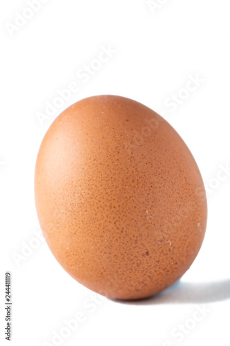 Egg isolated on white background