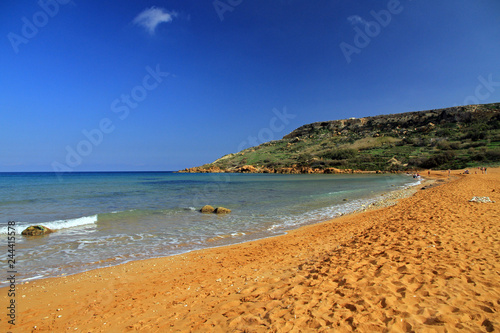 Ramla Bay  Gozo  Malta