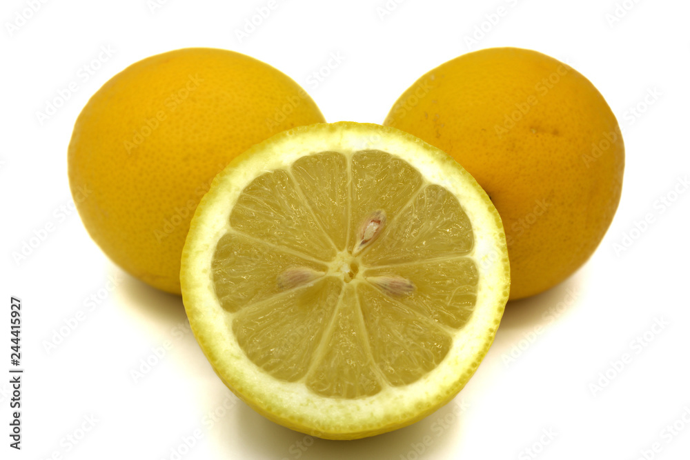 Schöne gelbe Zitronen