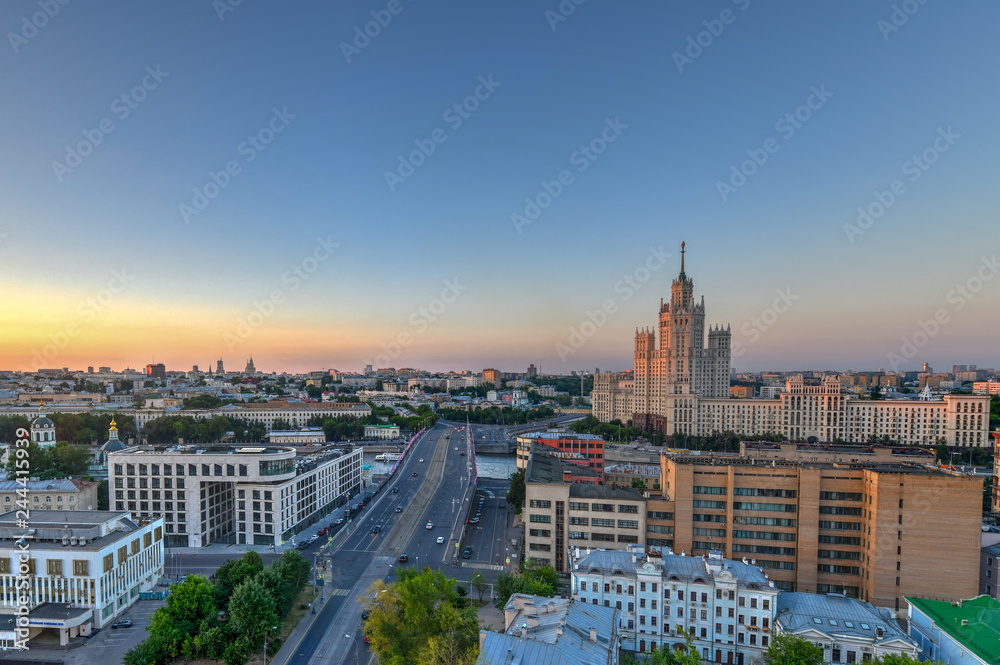 Naklejka premium Moscow Skyline - Russia