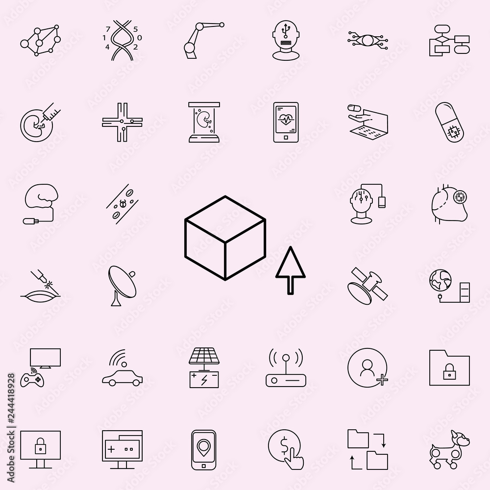 Fototapeta premium download software icon. New Technologies icons universal set for web and mobile