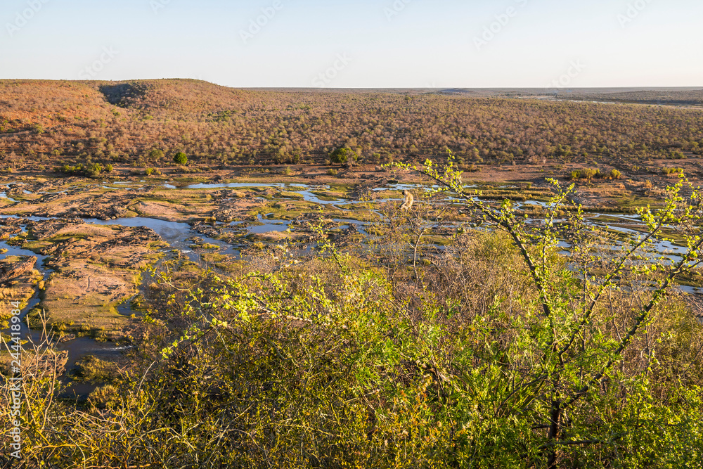 Wide view on Olifants river from Camp viewpoint